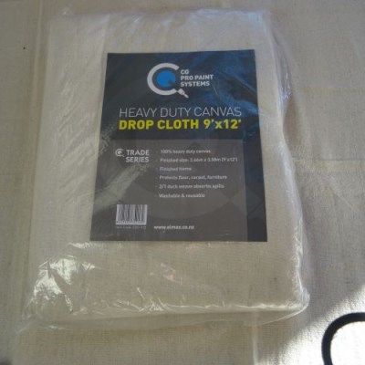 CQ Heavy Duty Canvas Drop Cloth 9 x 12
