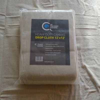 CQ Heavy Duty Canvas Drop Cloth 12 x 12