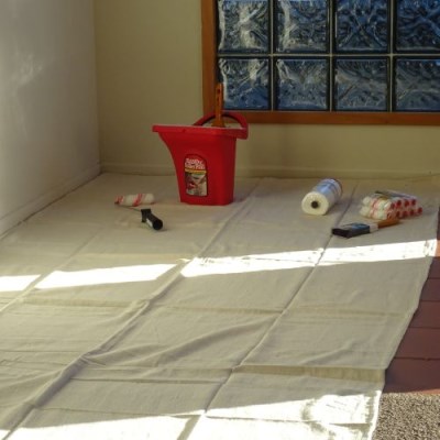 CQ Heavy Duty Canvas Drop Cloth 4 x 15 'Hallway Runner"