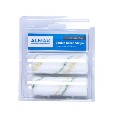 Almax® Mini Roller Double Green Stripe  2 pack