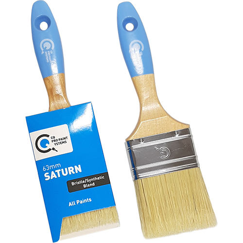 Almax® Saturn Brush Blended Mix White Bristle 63mm