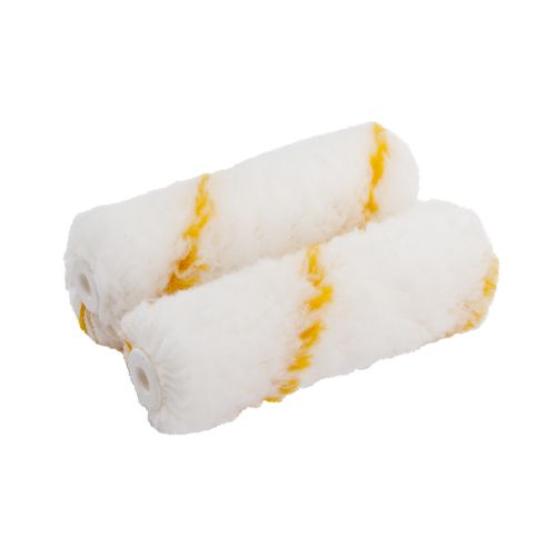 Almax®  Mini Paint Roller Gold Stripe  100mm  2 pack.