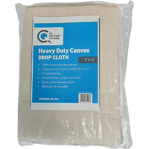 CQ Canvas Drop Cloth 12'x 12' Heavy Duty Almax