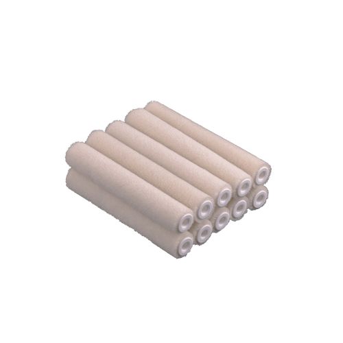 Almax® Mini Ten Paint Rollers Velour 4mm 10 pack