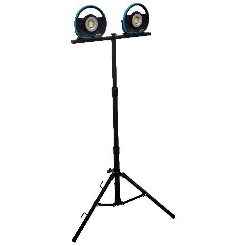 Almax® Leopard 10W Cordless LED Work Lights x 2 and stand