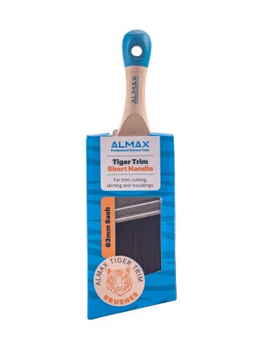 Almax® Tiger Trim Angle Sash Brush 50mm short handle