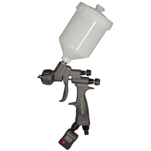 Walcom Genesi Carbonio 360 Evo Spray Gun 1.2mm (Clear)