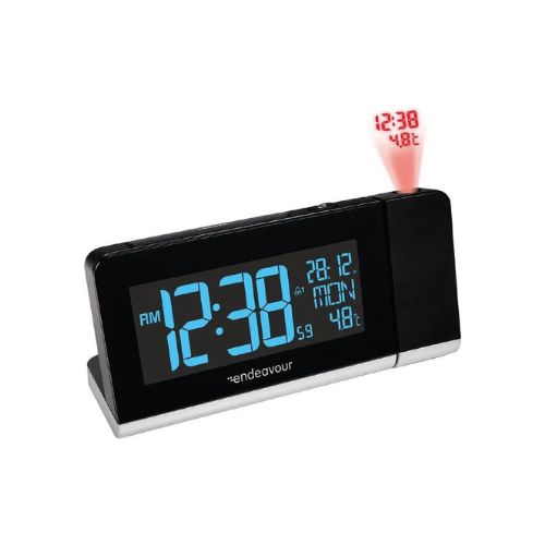 Endeavour Projection Clock with Indoor Temperature