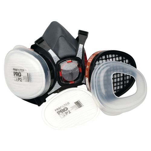 Half Mask Twin Cartridge Respirator Maxi Mask 2000