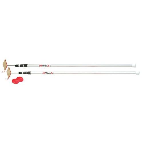 ZIPWALL® Aluminium  Pole Kit   2 Pack 3.7 metre