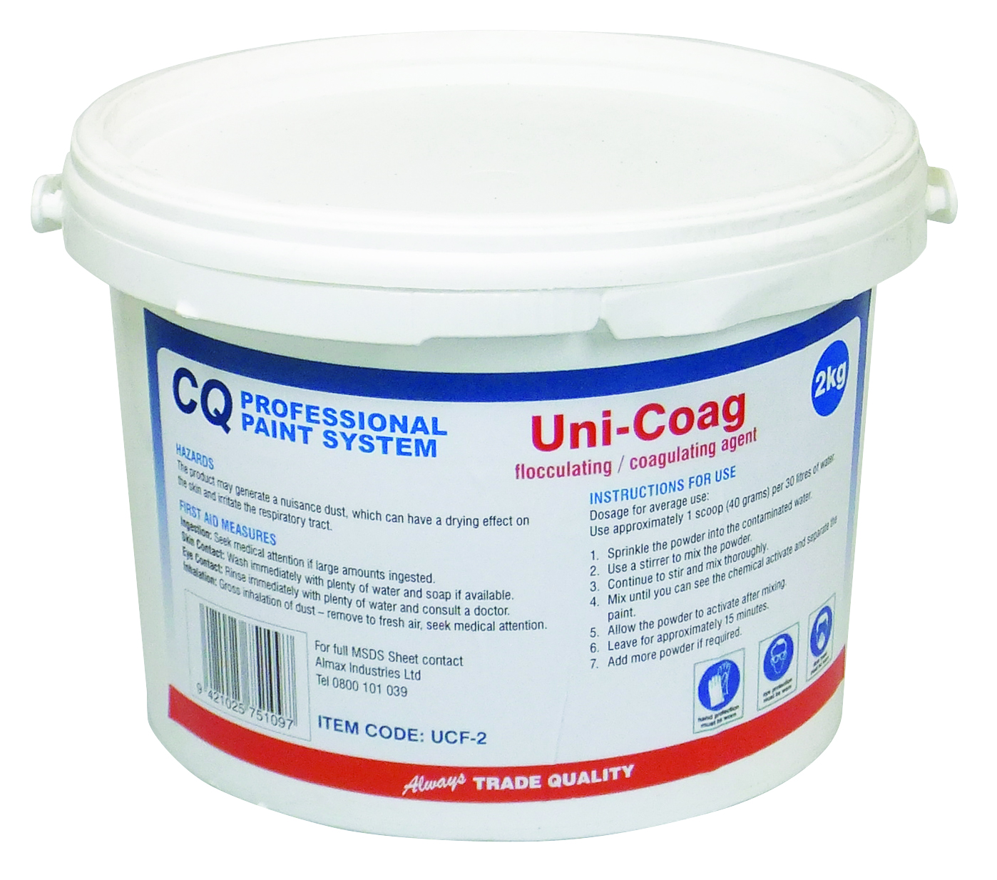 CQ Uni-Coag Paint Separation Powder 40gm pot | Almax