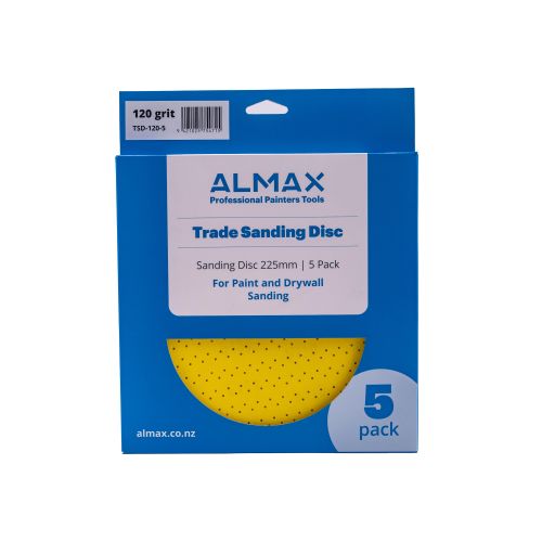 Almax® Trade Sanding Disc 225mm 120 grit  5 pack