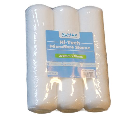 Hi-Tech Microfibre Paint Roller Sleeves 270 x 15mm (3 pack)