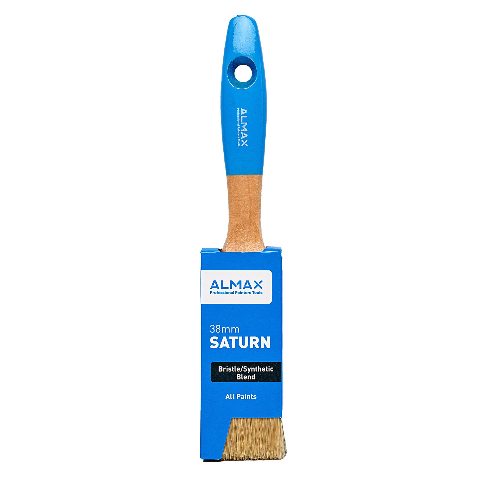 Almax® Saturn Paint Brush Blended Mix White Bristle 38mm
