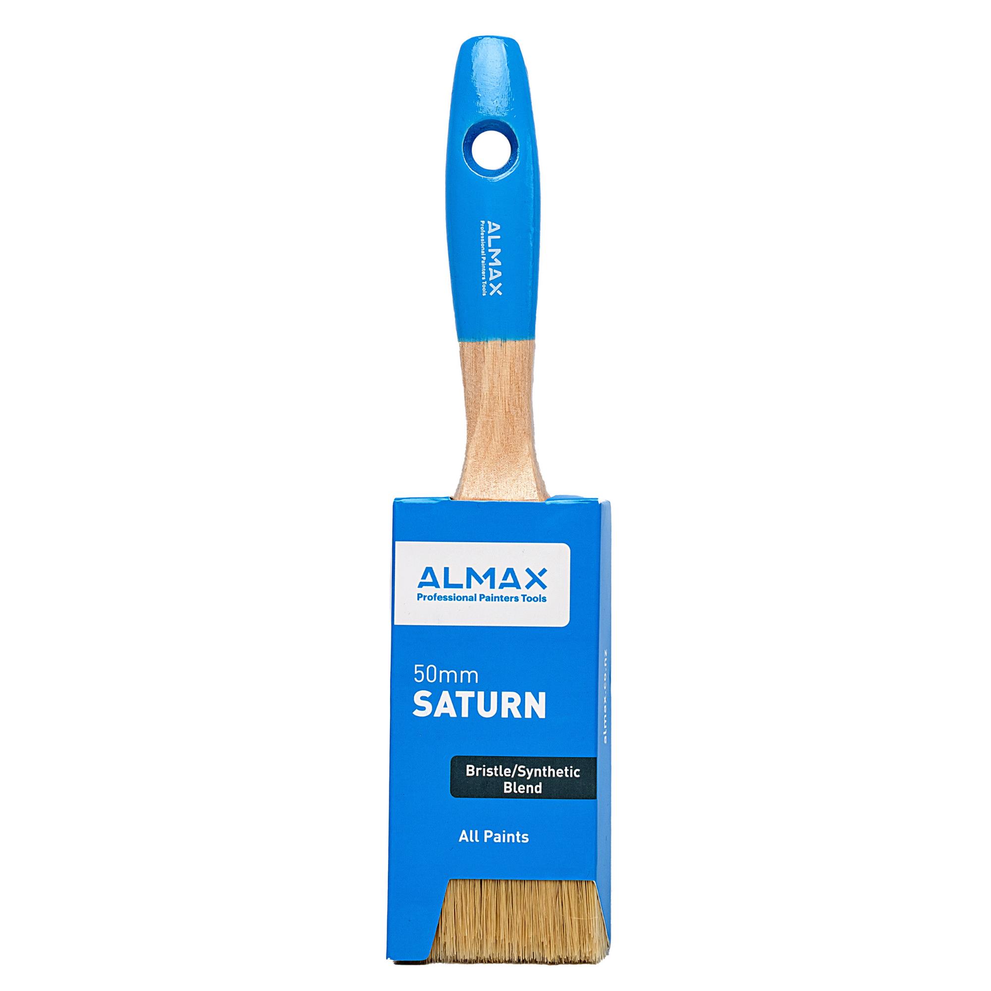 Almax® Saturn Paint Brush Blended Mix White Bristle 50mm