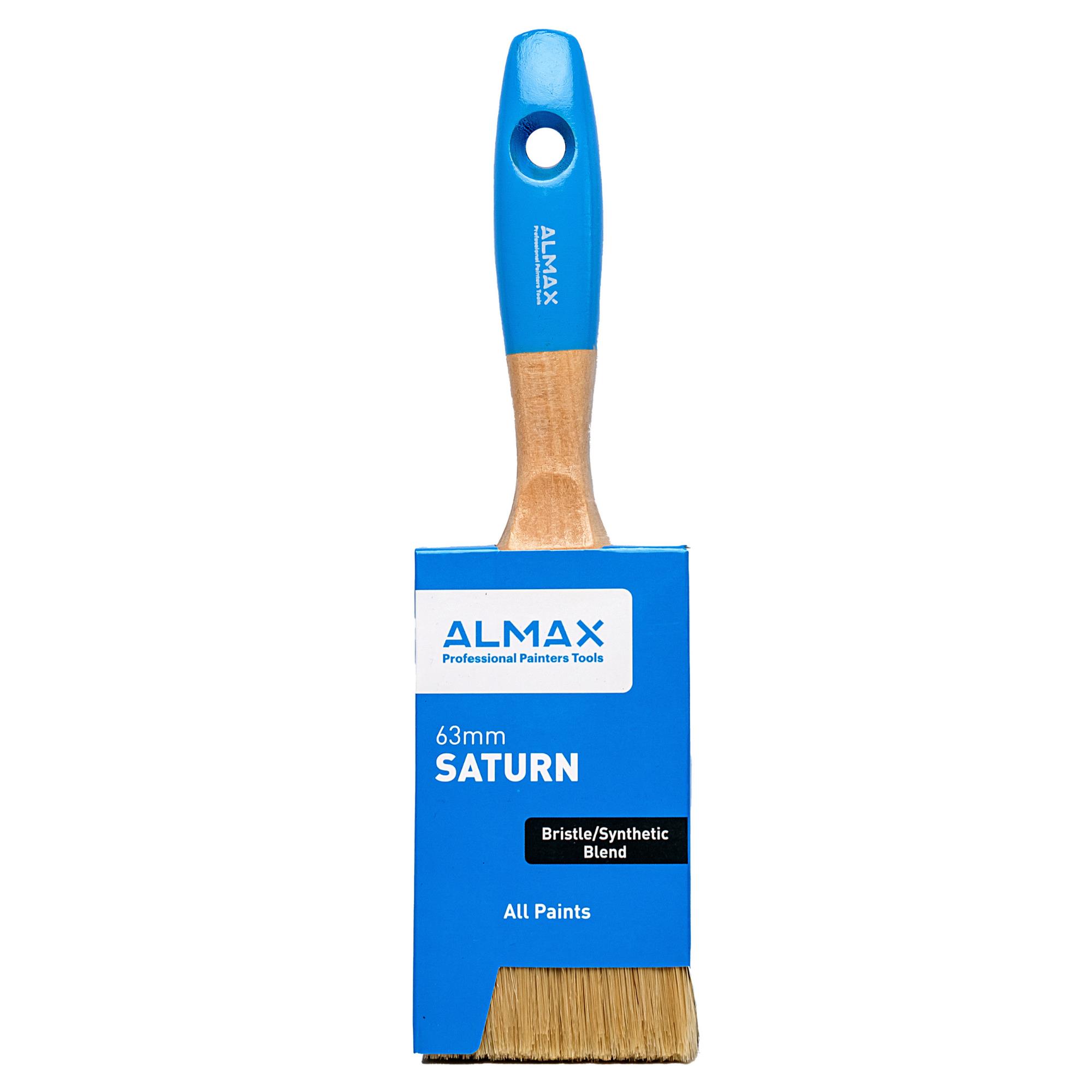 Almax® Saturn Paint Brush Blended Mix White Bristle 63mm