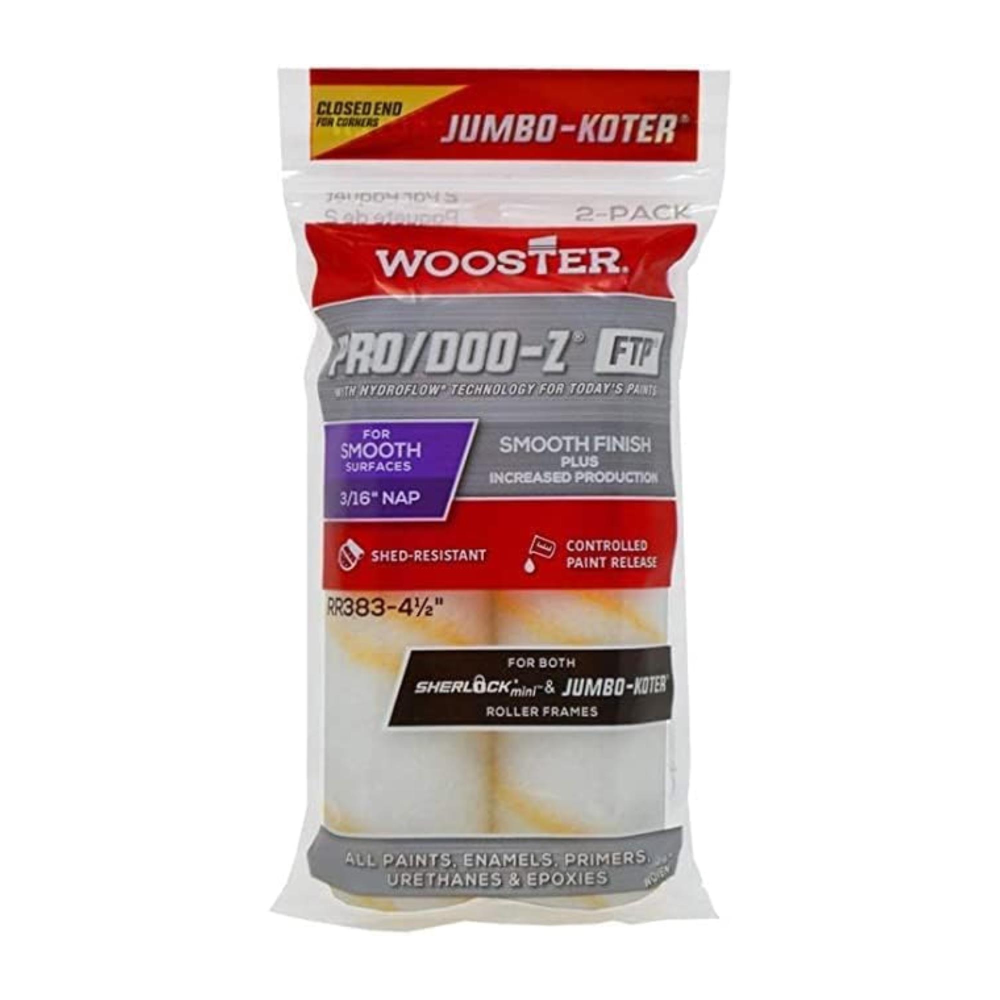 Wooster Jumbo-Koter® Pro Dooz™ FTP 5mm nap 115mm (2 pack)