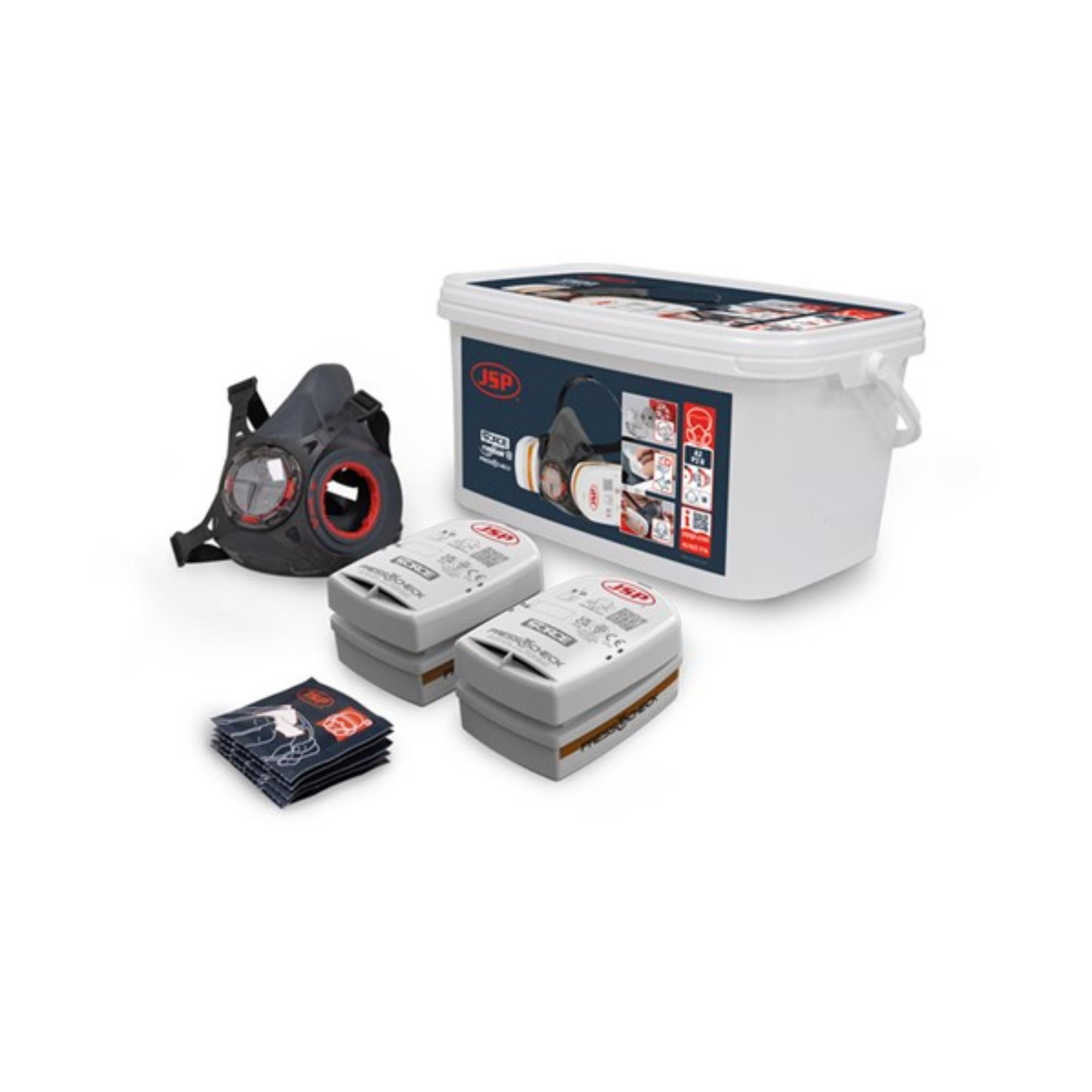 Twin Half Mask Respirator Force Typhoon 8 Kit