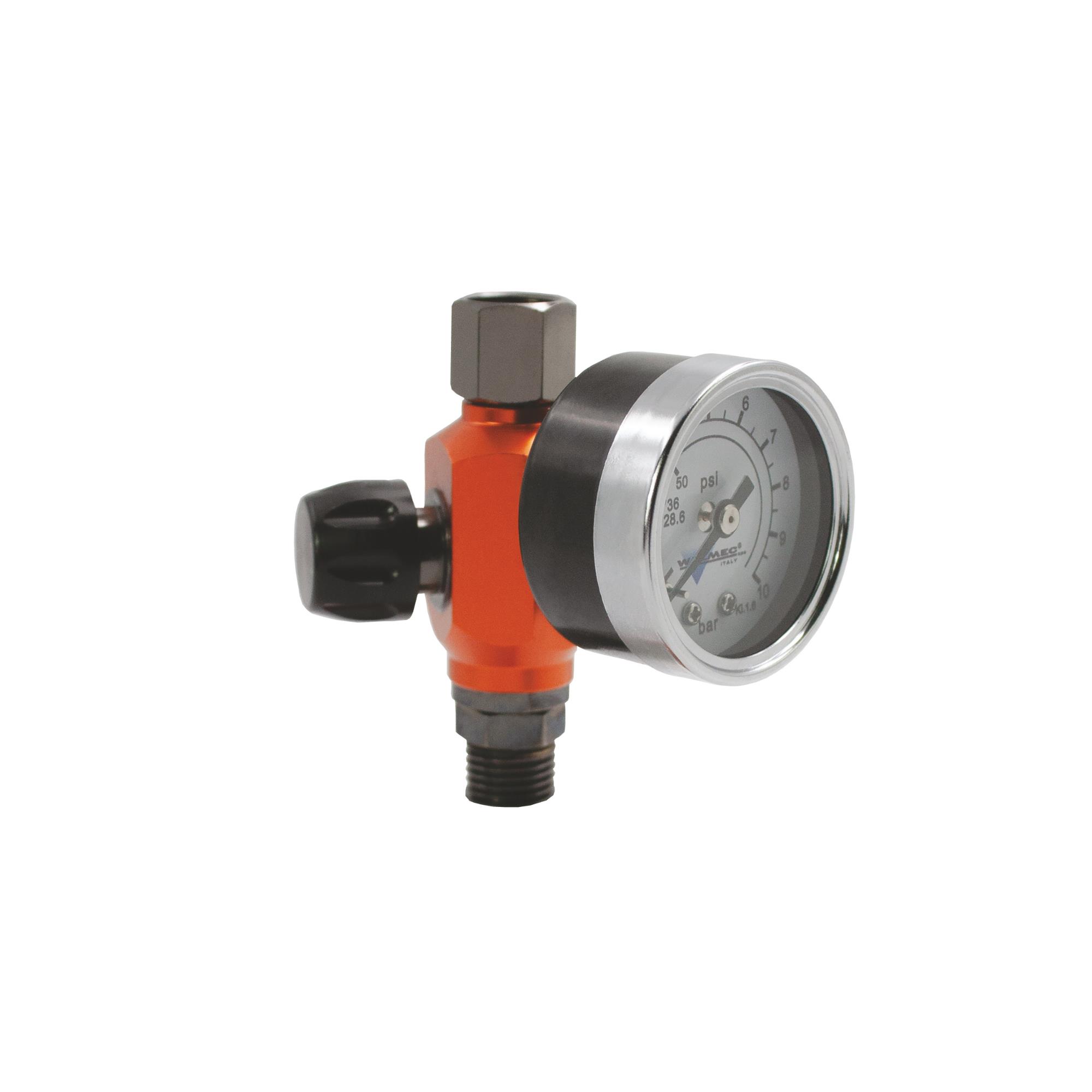 Walcom® Spray Gun  Air Flow Regulator with Gauge