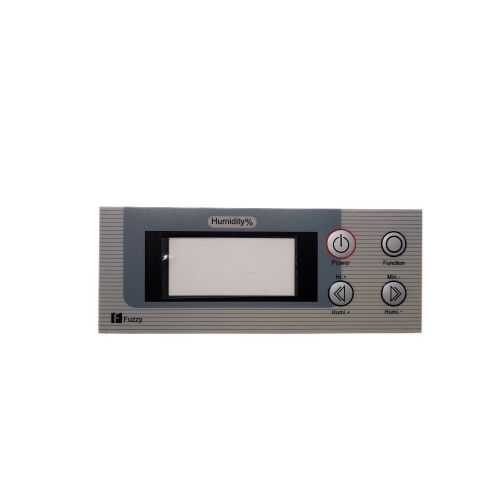 Display panel decal for 90 litre Industrial Dehumidifier