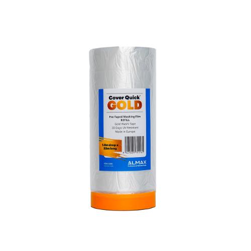 Cover Quick® Pre-Taped Masking Film Refill     180cm x 33m