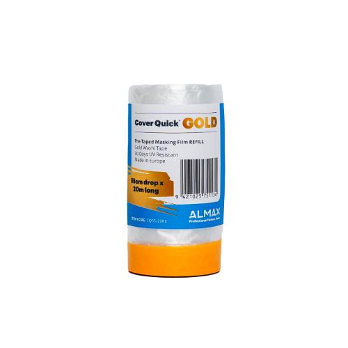 Cover Quick®  Pre-Taped Masking Film Refill    55cm x 20m
