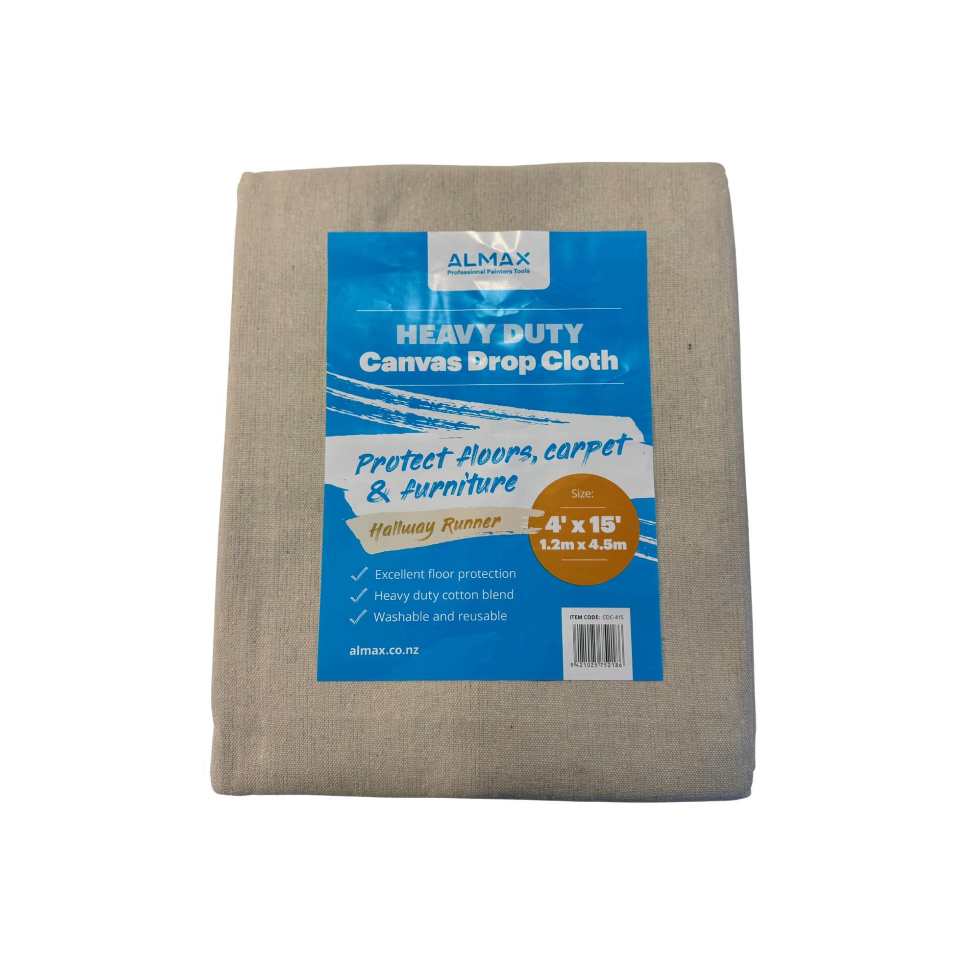 Almax® Canvas Drop Cloth  4' x 15' "Hallway Runner"