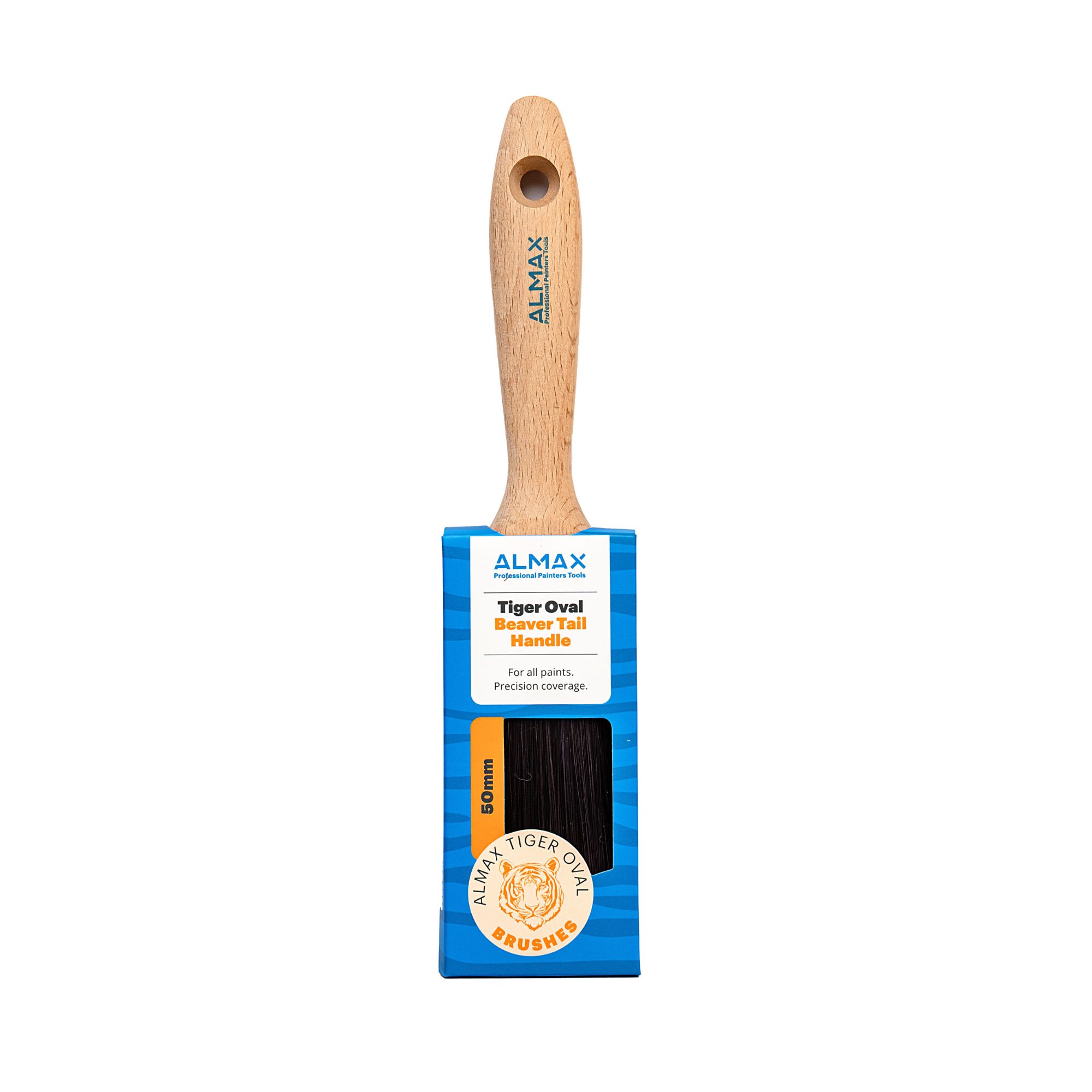 almax® tiger oval paint brush 50mm