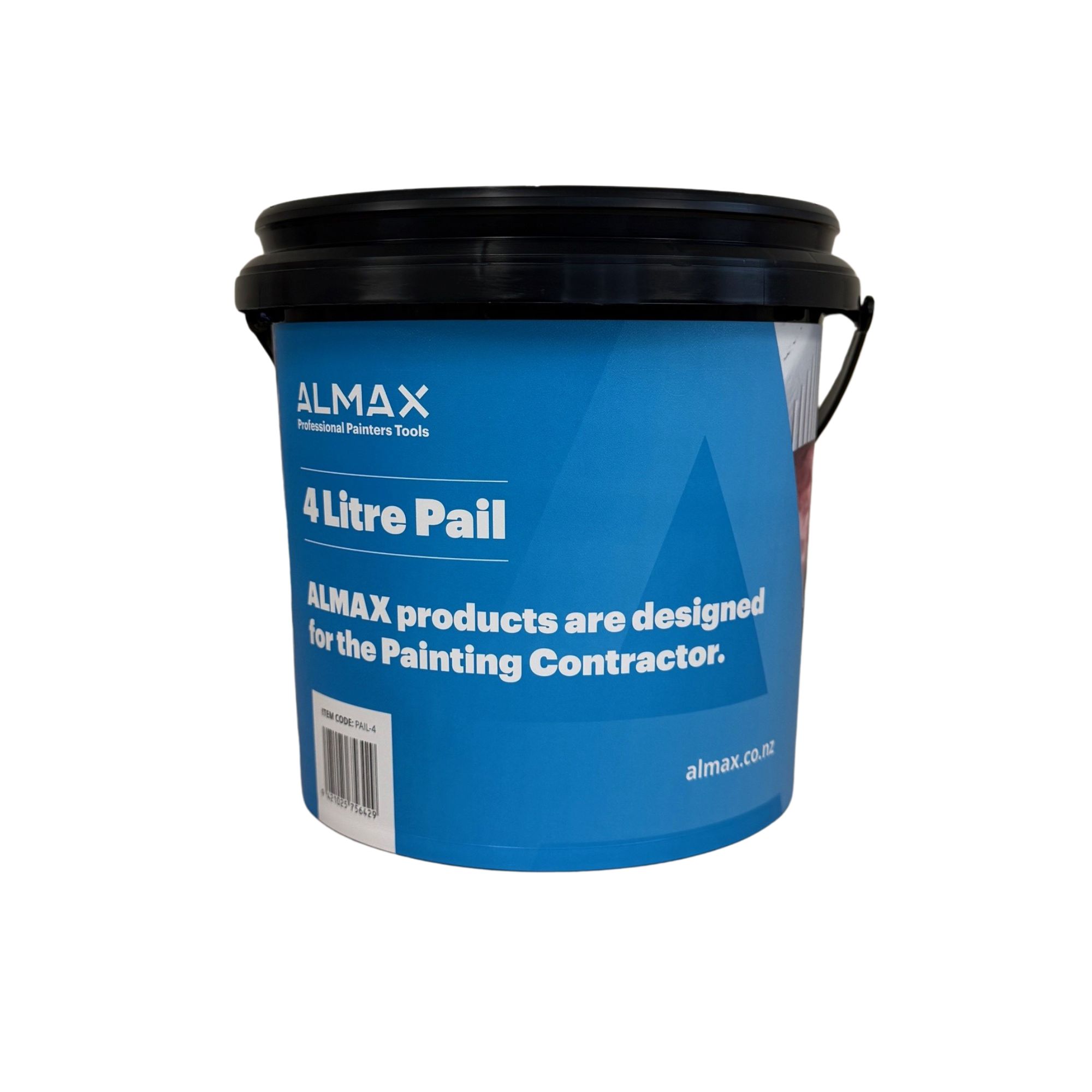 Almax Pail 4 litre black - printed