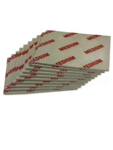 Almax® Abrasive Sanding Pad 5mm foam -Medium Grit-pack 10