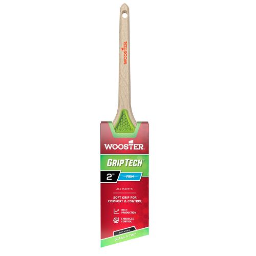 Wooster GripTech™ Thin Angle Rattail Paint Brush 50mm