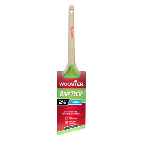 Wooster GripTech™ Thin Angle  Rattail Paint Brush 65mm
