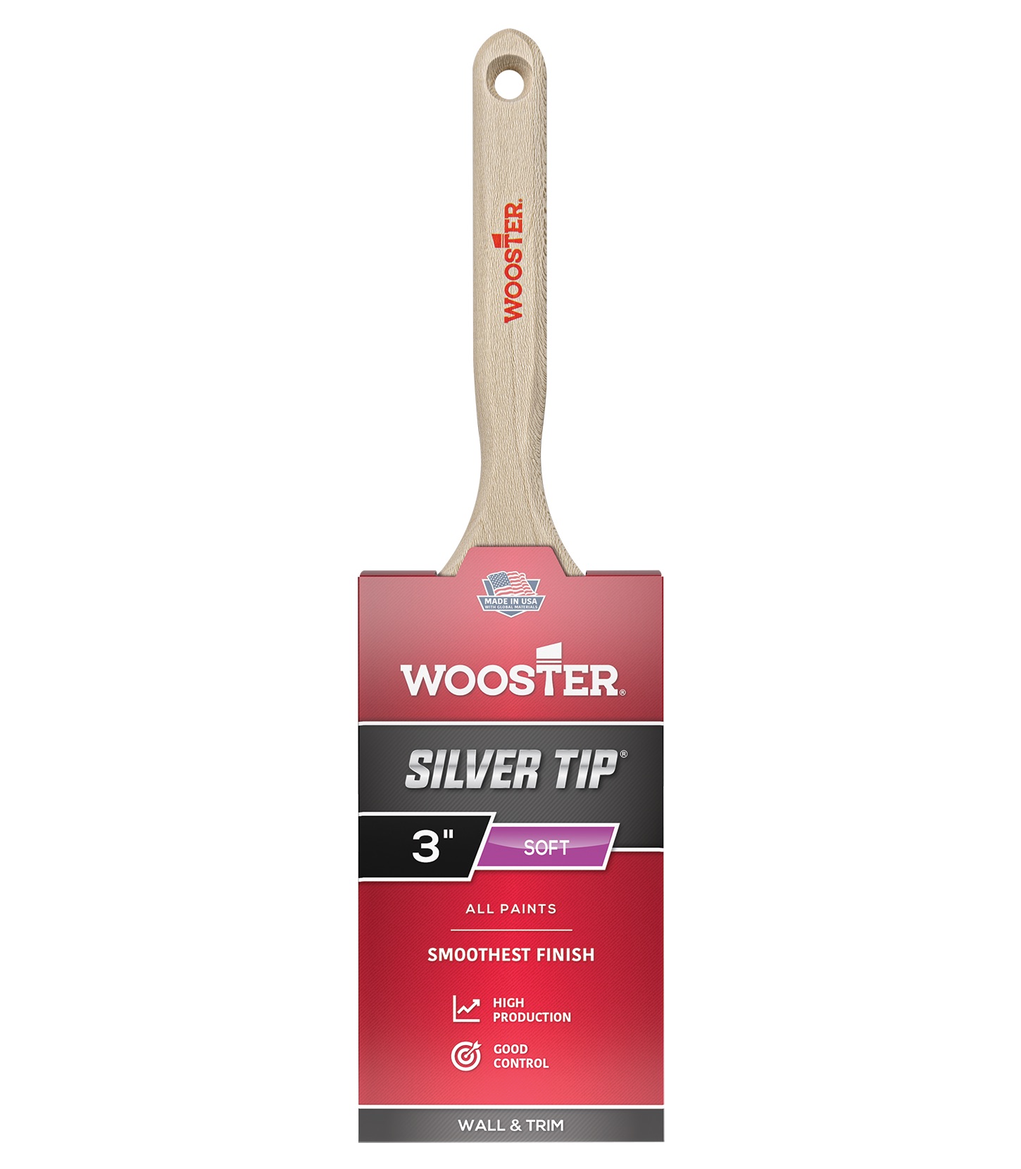 Wooster Silver Tip®  Flat Sash 75mm Paint Brush