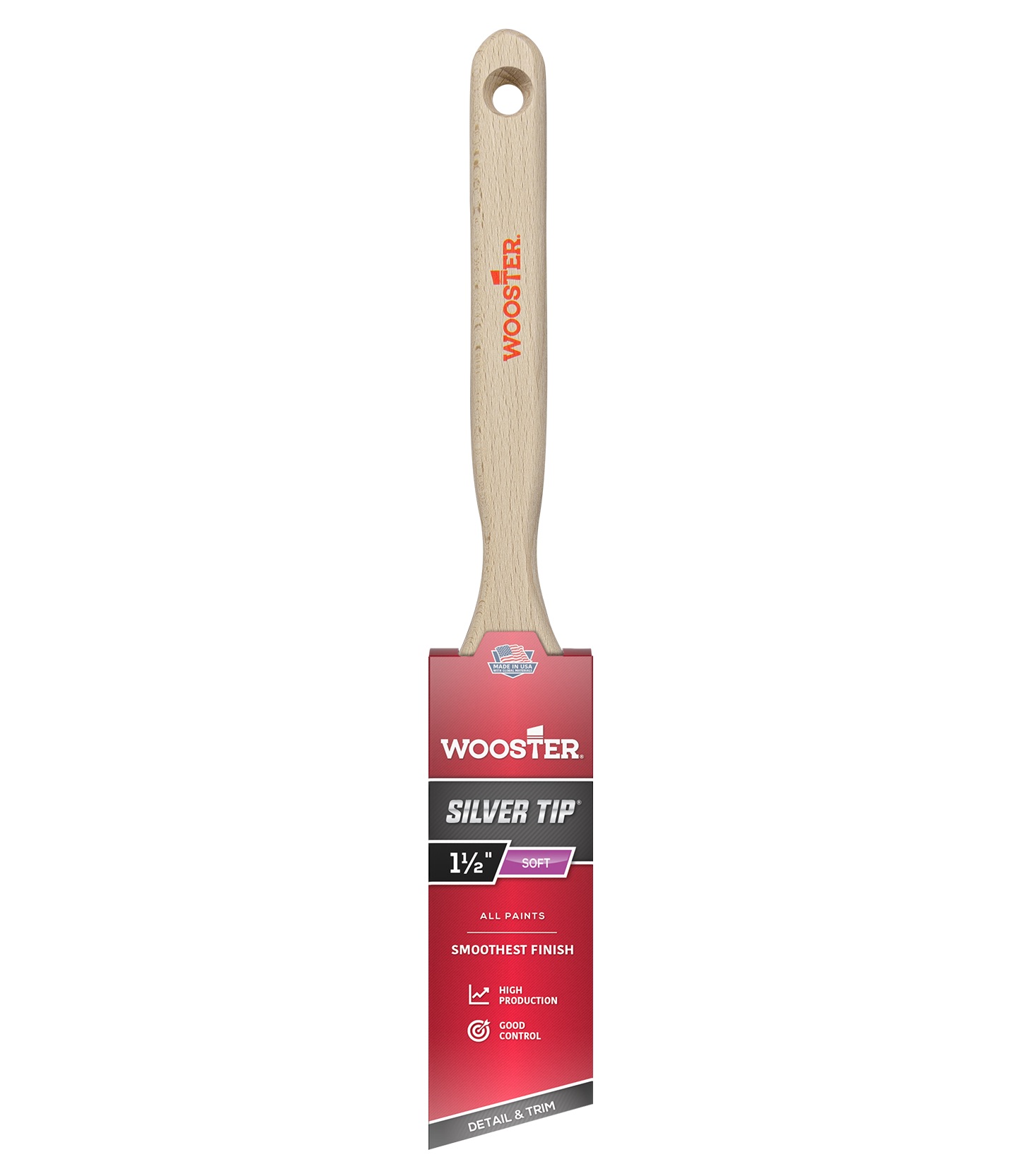 Wooster Silver Tip®AS Angle Sash 38mm  Paint Brush