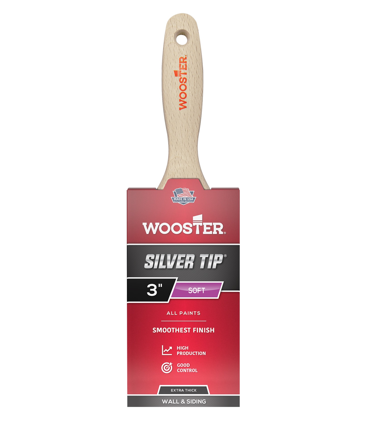 Wooster Silver Tip® Wall 75mm Paint Brush