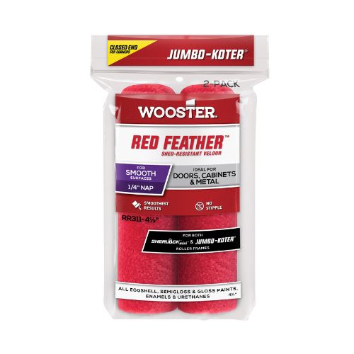 Wooster Jumbo-Koter® Red Feather™ Roller Sleeves 115mm x 6mm