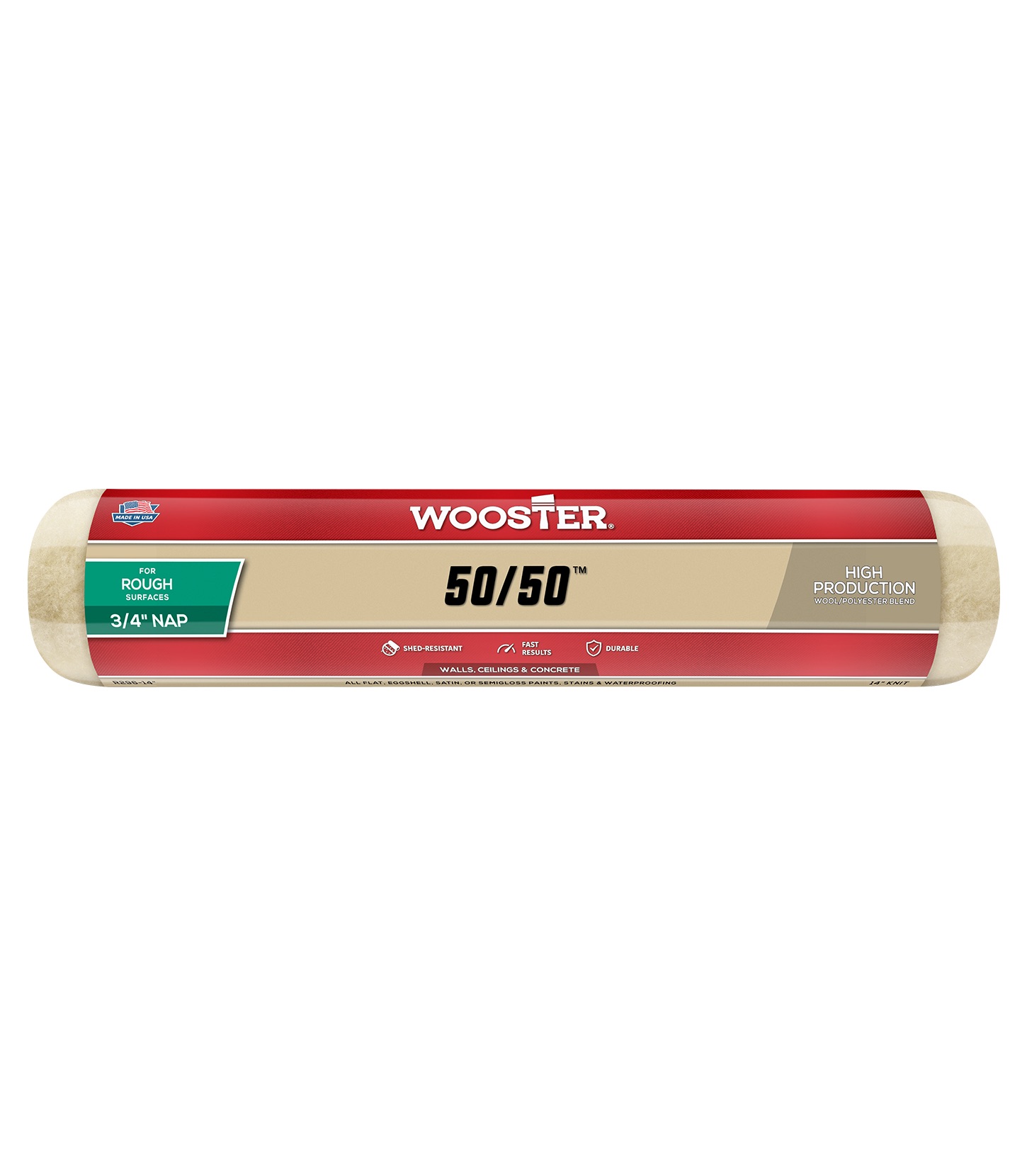 Wooster 50/50™ Lambswool  350mm x 20mm Roller Sleeve