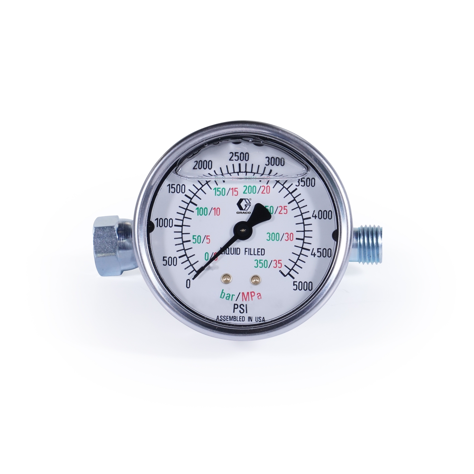 Graco Pressure Gauge with Tee fitting
