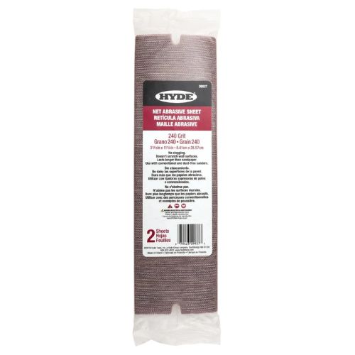 Hyde Vacuum Hand Sander Net Abrasive 240g 2pk