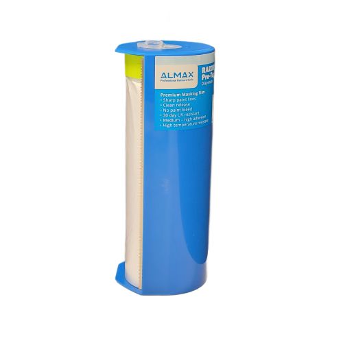 almax®  razor tape®    pre-taped masking film dispenser 1.8m