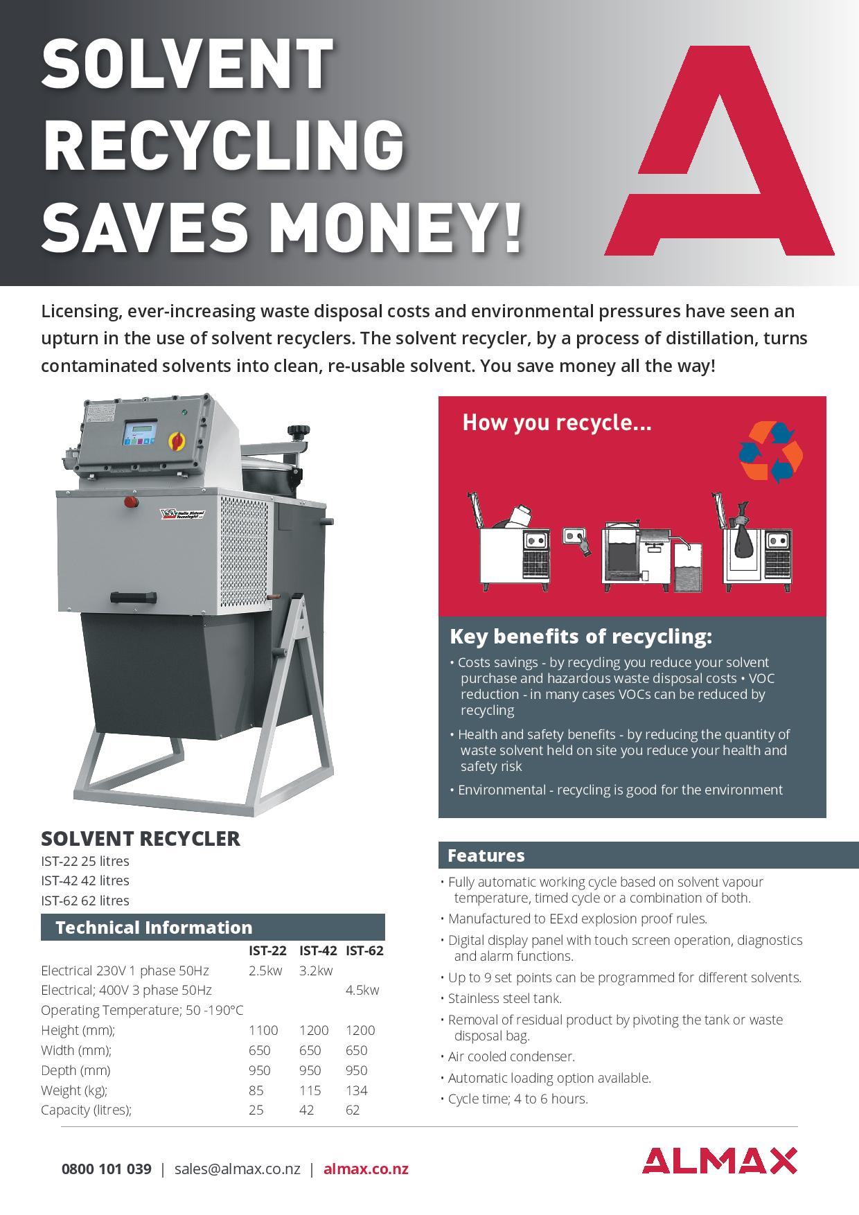 IST Solvent Recycler