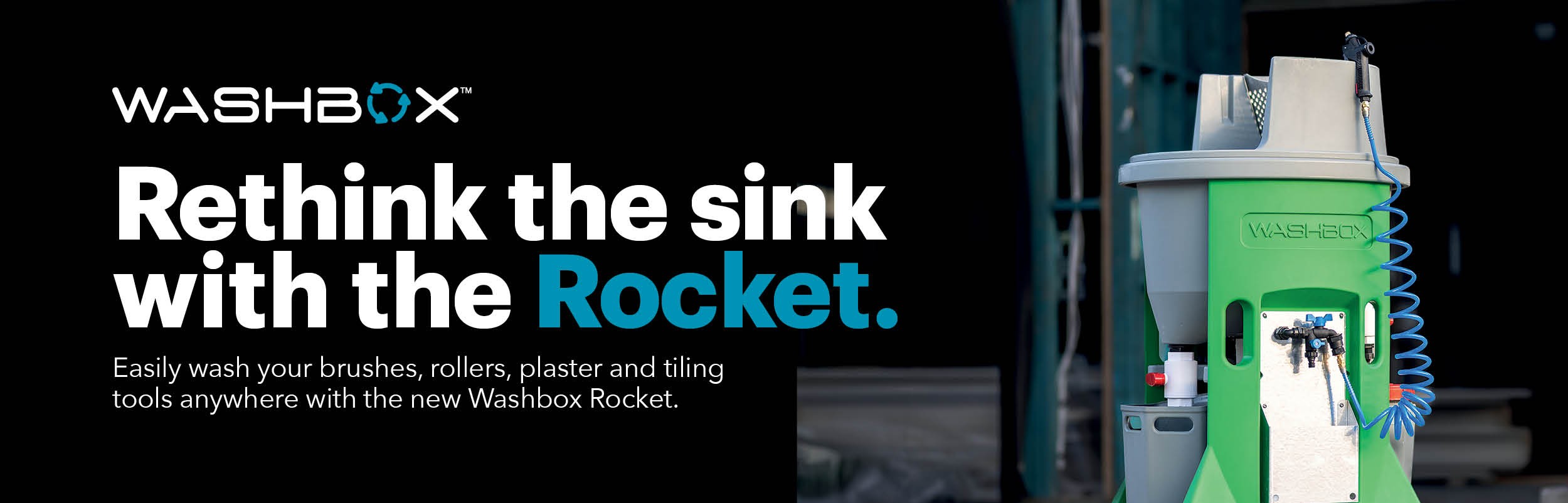 Washbox Rocket Banner
