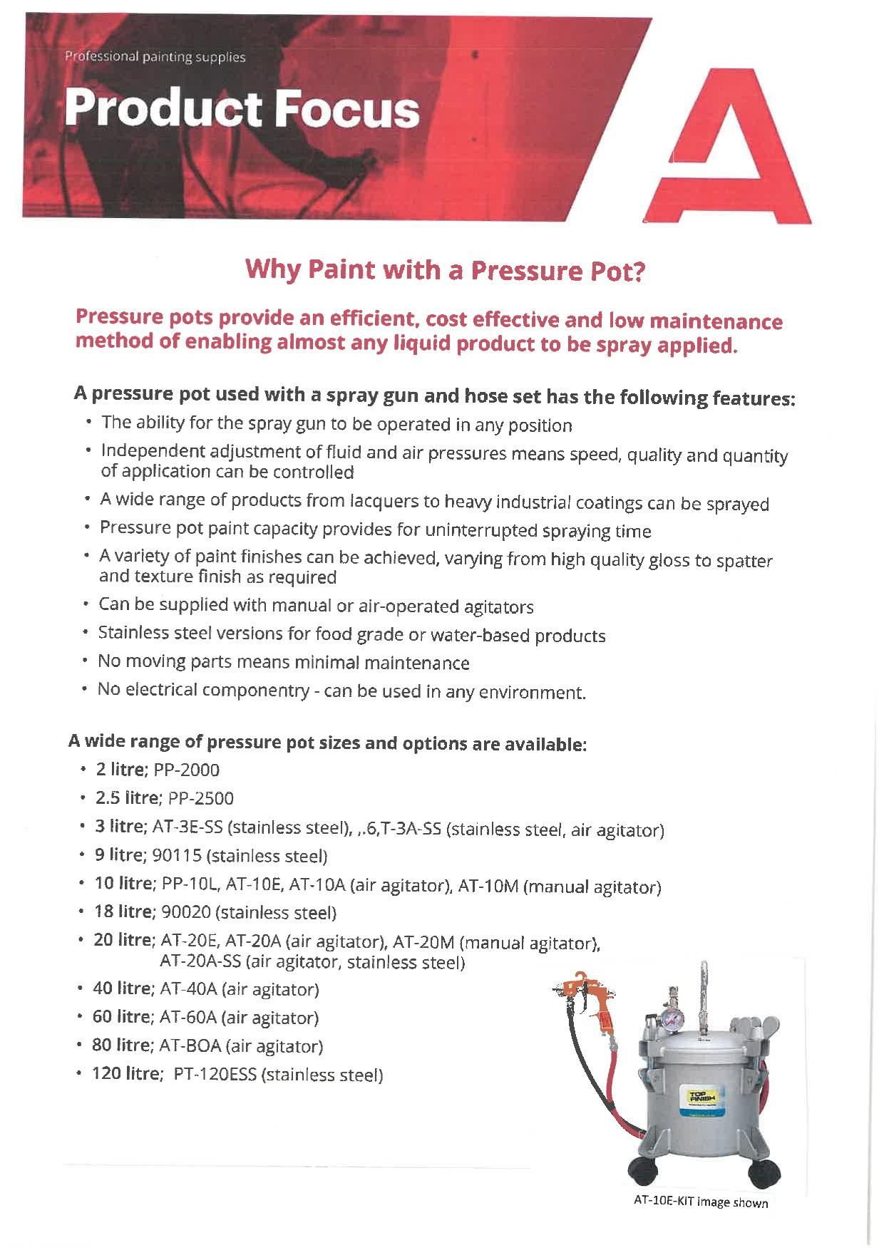 Why Paint with a Pressure Pot?
